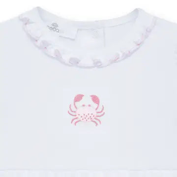 Little Crawlers Embroidered Ruffle Bubble