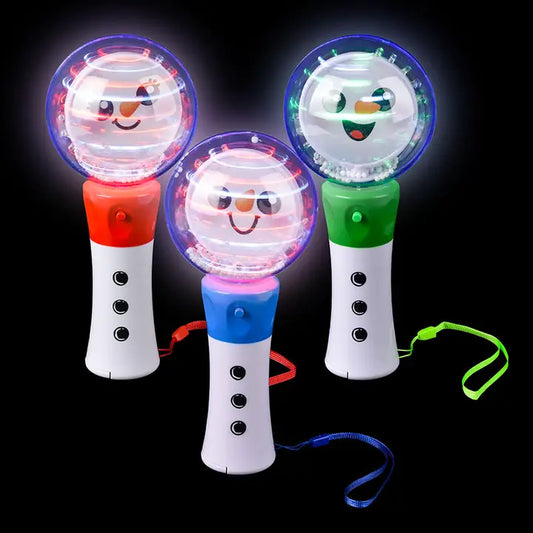 Light-Up Snowman Magic Ball Wand | Assorted Colors