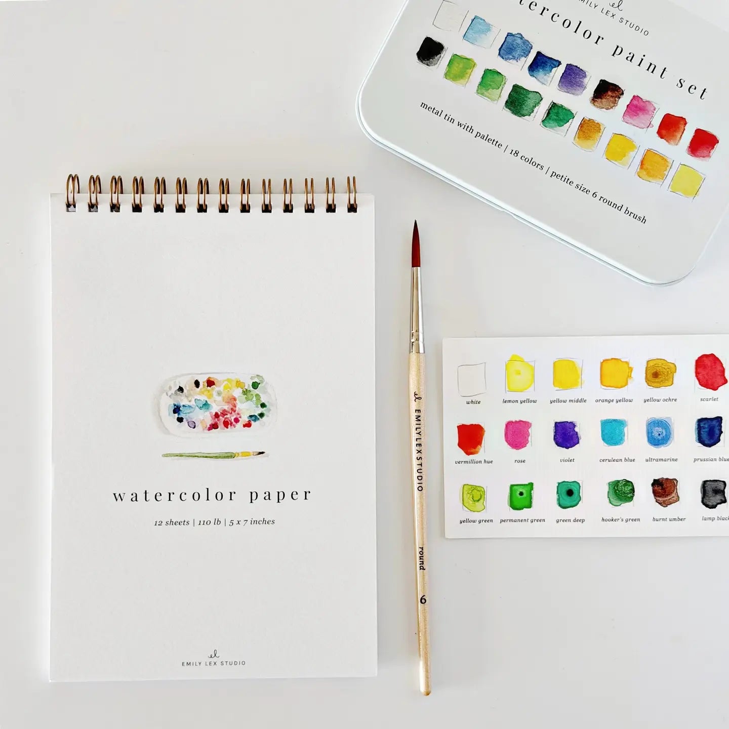 Spiral Watercolor Paper Pad | 5x7