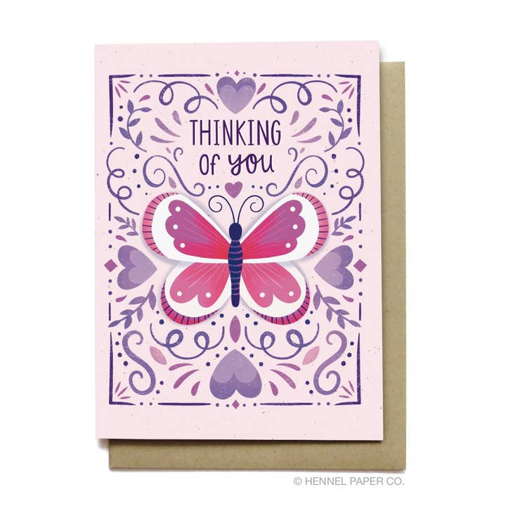 Sympathy Card | Thinking of You Butterfly