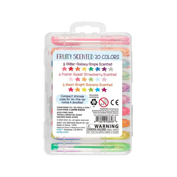 Mini Doodlers | Fruity Scented Gel Pens