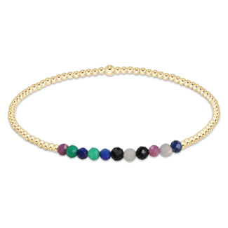 Gold Bliss 2mm Bead Bracelet | Hot Mess Fall Winter