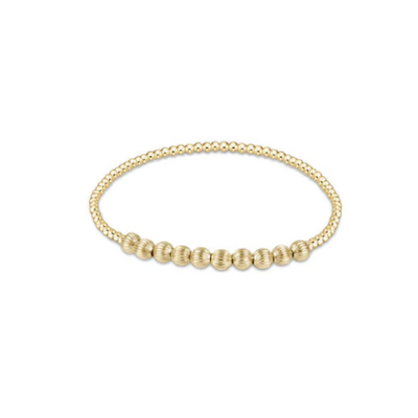 Dignity Beaded Bliss 2mm Bead Bracelet Gold - 4mm