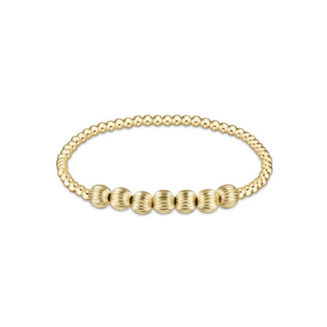 Dignity Beaded Bliss 3mm Bead Bracelet Gold - 6mm