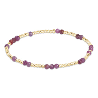 Hope Unwritten Gemstone Bracelet | Ruby