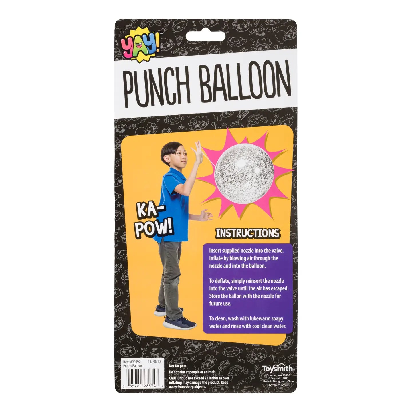 Glitter Punch Balloon | Assorted Styles