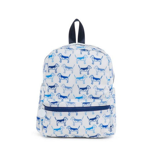Mini Backpack | Blue Puppy Love