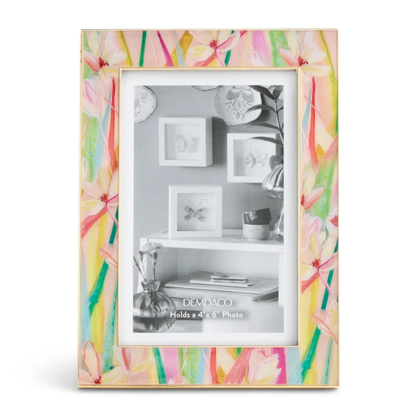 Elisabeth Hays Floral Enamel Frame | 4"x6"