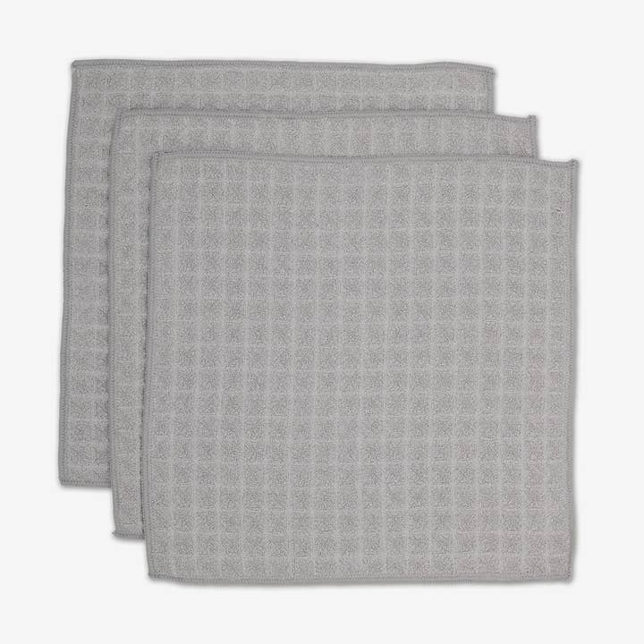 Waffle Dishcloth Set | Stone