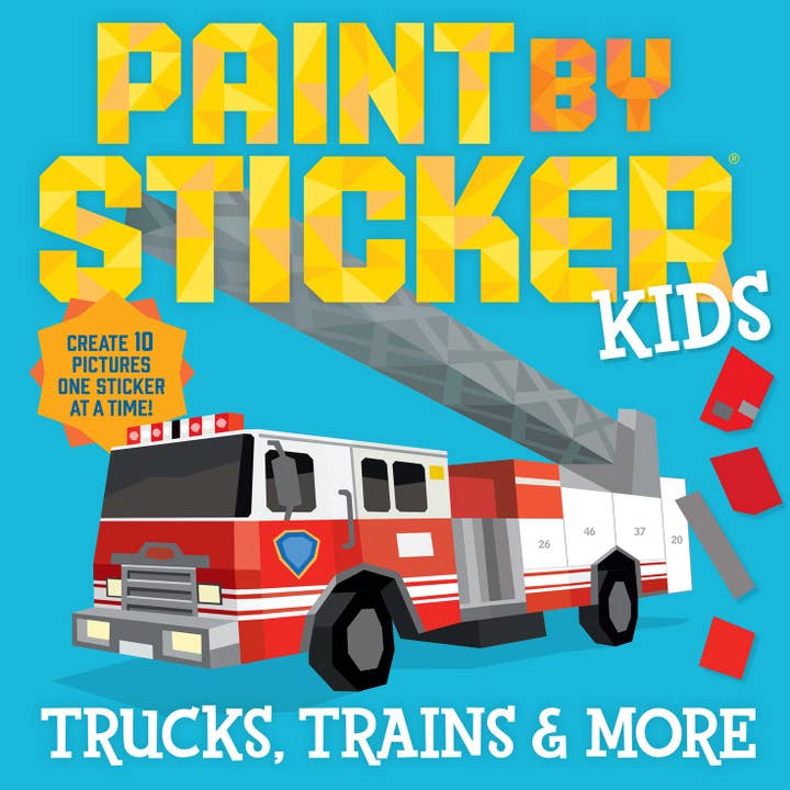 Trucks, Trains & More | Paint By Sticker