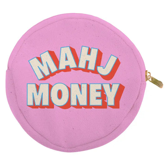 Zipper Canvas Pouch | Mahj Money