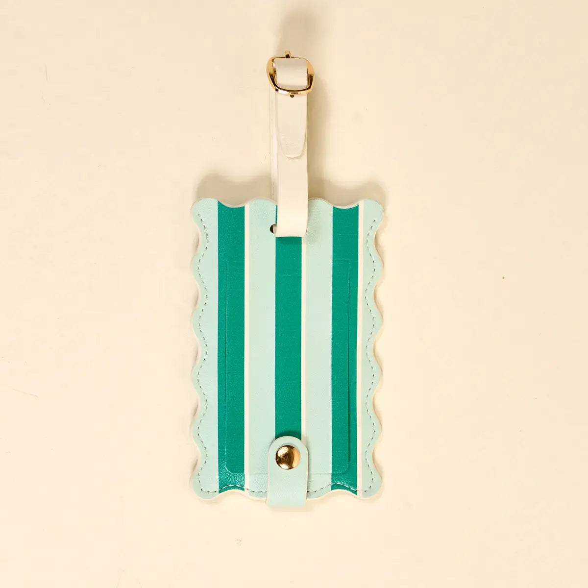 Jetsetter Luggage Tag | Sicily Stripes Teal