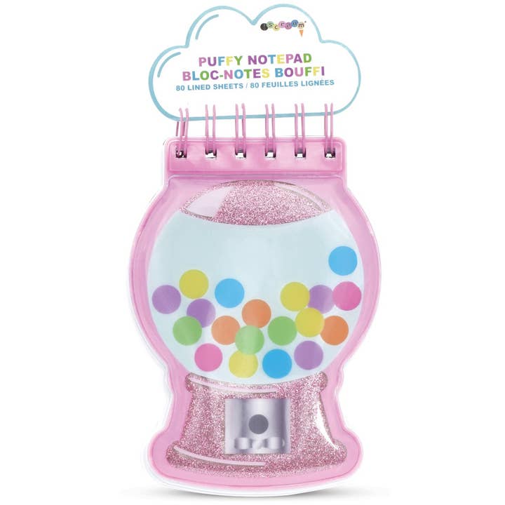 Puffy Notepad | Gumball Machine