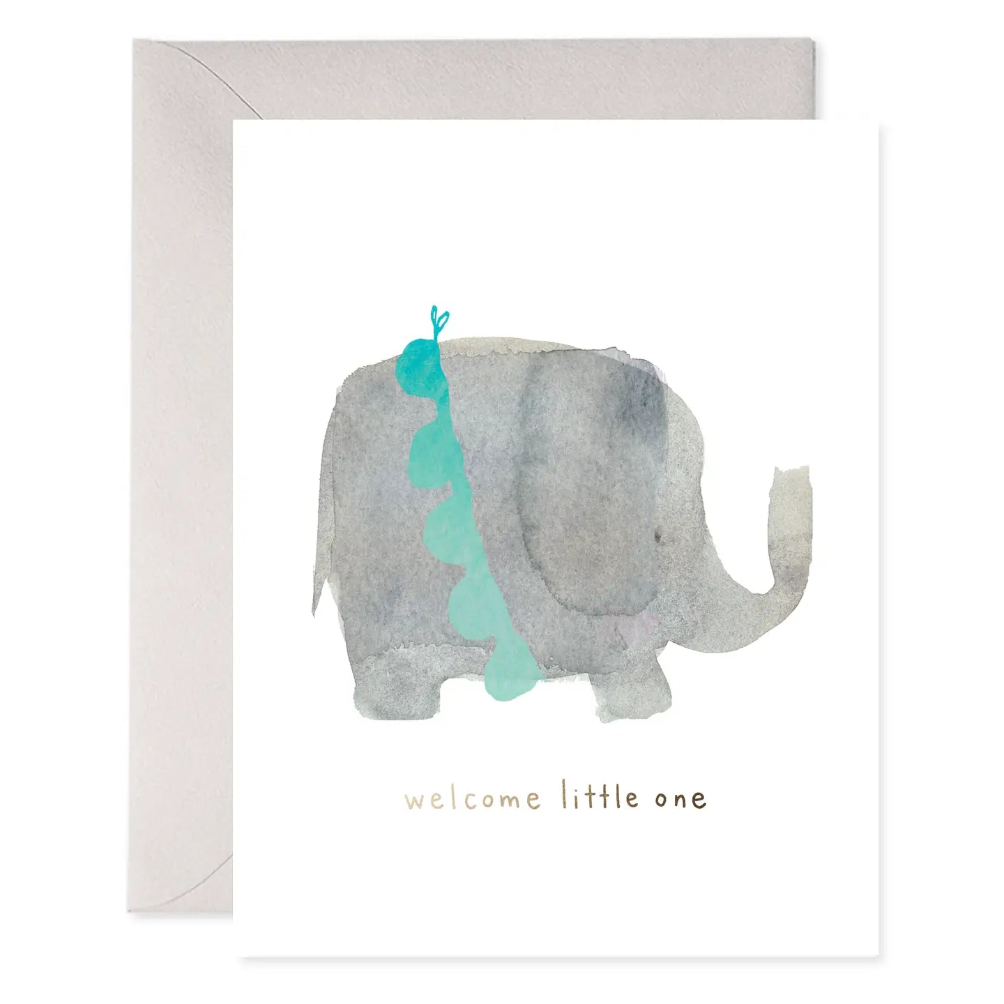 Greeting Card | Welcome Little One Elephant
