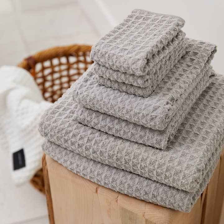 Waffle Hand Towel | Stone