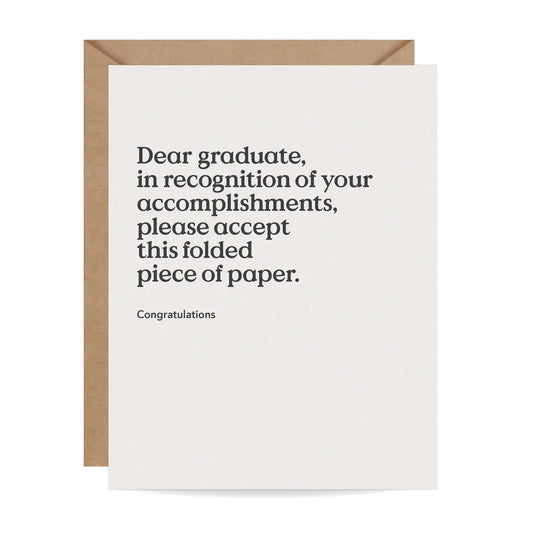 Funny Graduation Card