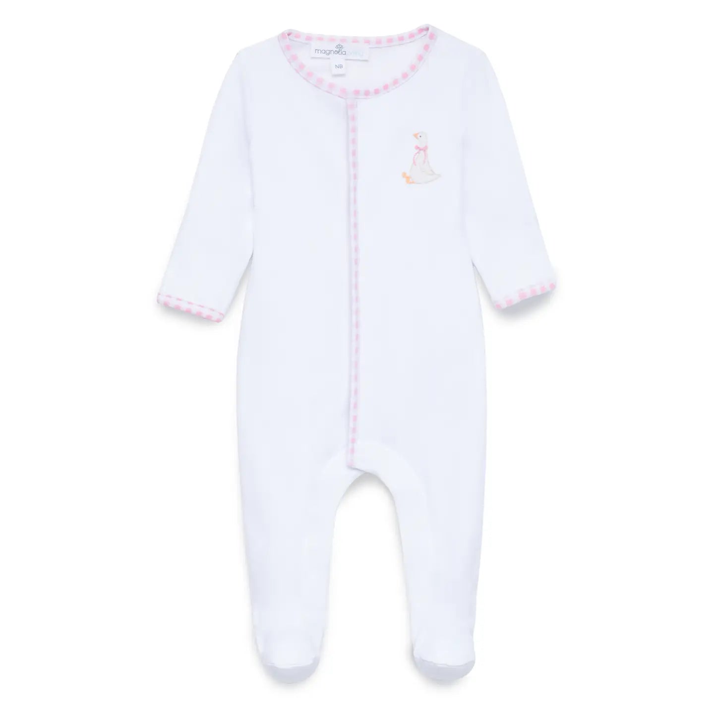 Silly Goose Footie | Pink