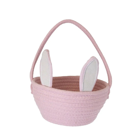 Hopkins Bunny Basket | Pink/White
