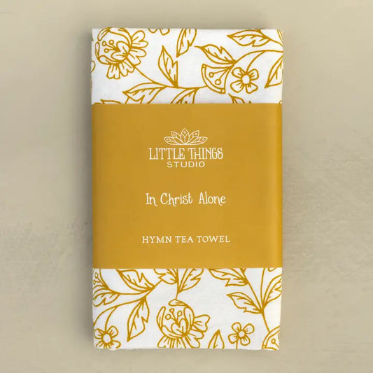 Tea Towel | In Christ Alone Hymn