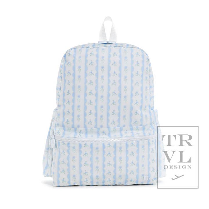 Backpack | Ribbon Floral Blue