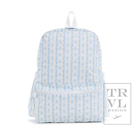 Backpack | Ribbon Floral Blue