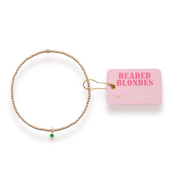 Birthstone Charm Bracelet | May