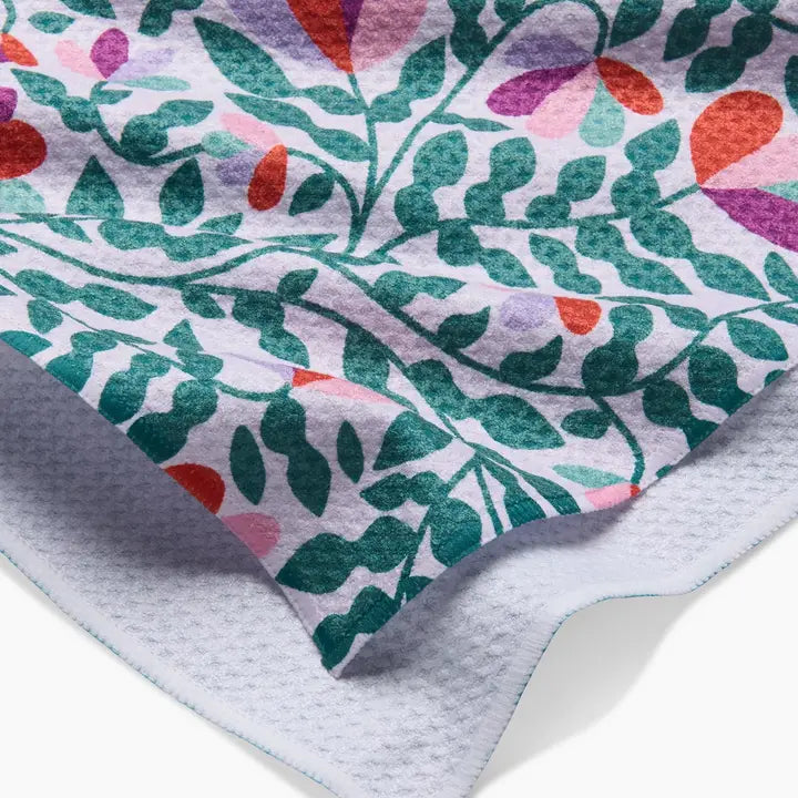 Tea Towel | Spring Wavy Leaves