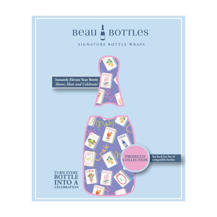 Beau Bottles Purple Mahjong | Prosecco Collection