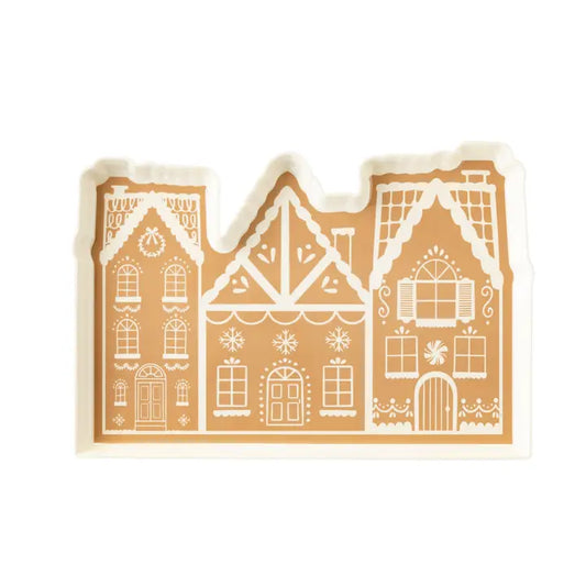 Melamine Tray | Gingerbread House