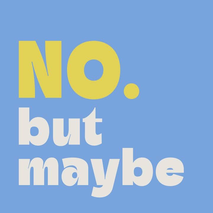 Cocktail Napkins | No Maybe