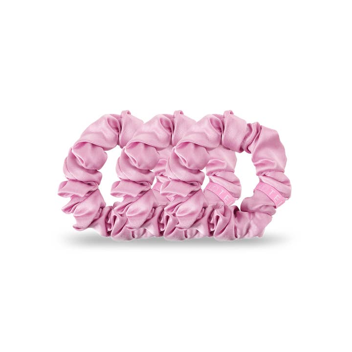 Teleties | Silk Scrunchies | I Pink I Love You | Large
