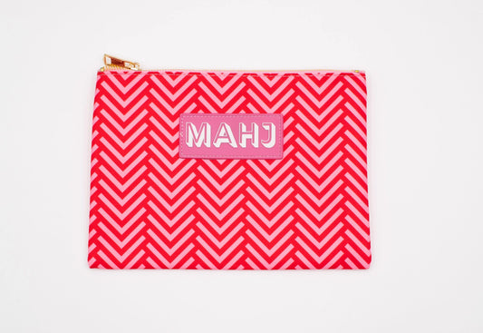 Mahjong Card & Accessory Bag | Red Arrows
