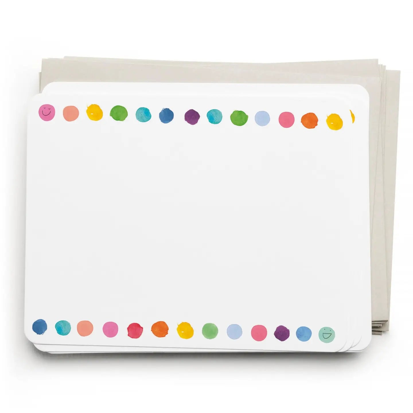Flat Note Set | Happy Dots