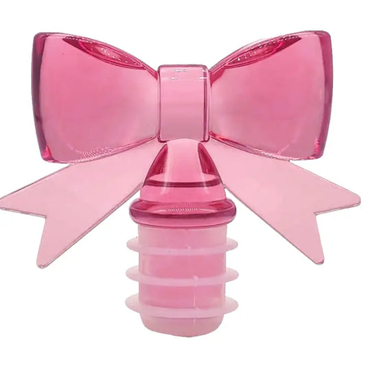 Wine Bottle Stopper | Pink Bow