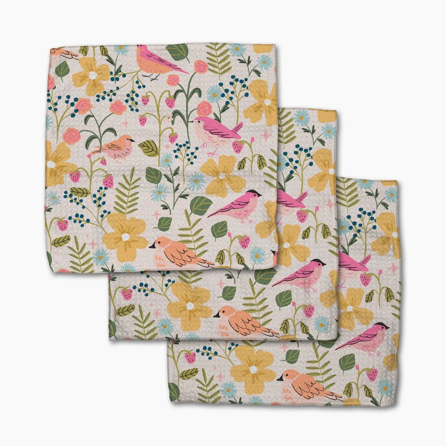 Dishcloth Set | Summer Songbirds