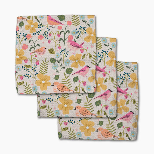 Dishcloth Set | Summer Songbirds
