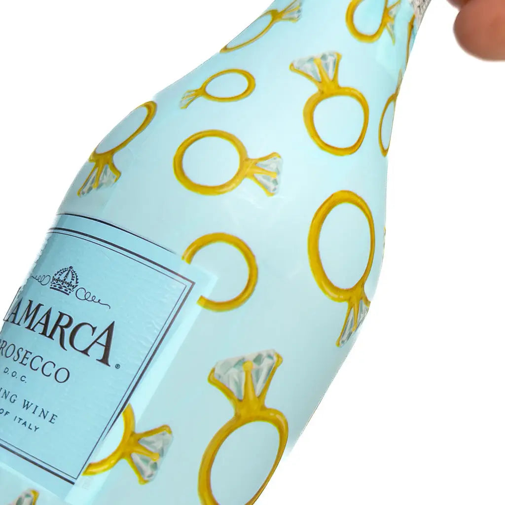 Beau Bottles Blue Engagement Ring | Mini Prosecco Collection | Six Pack