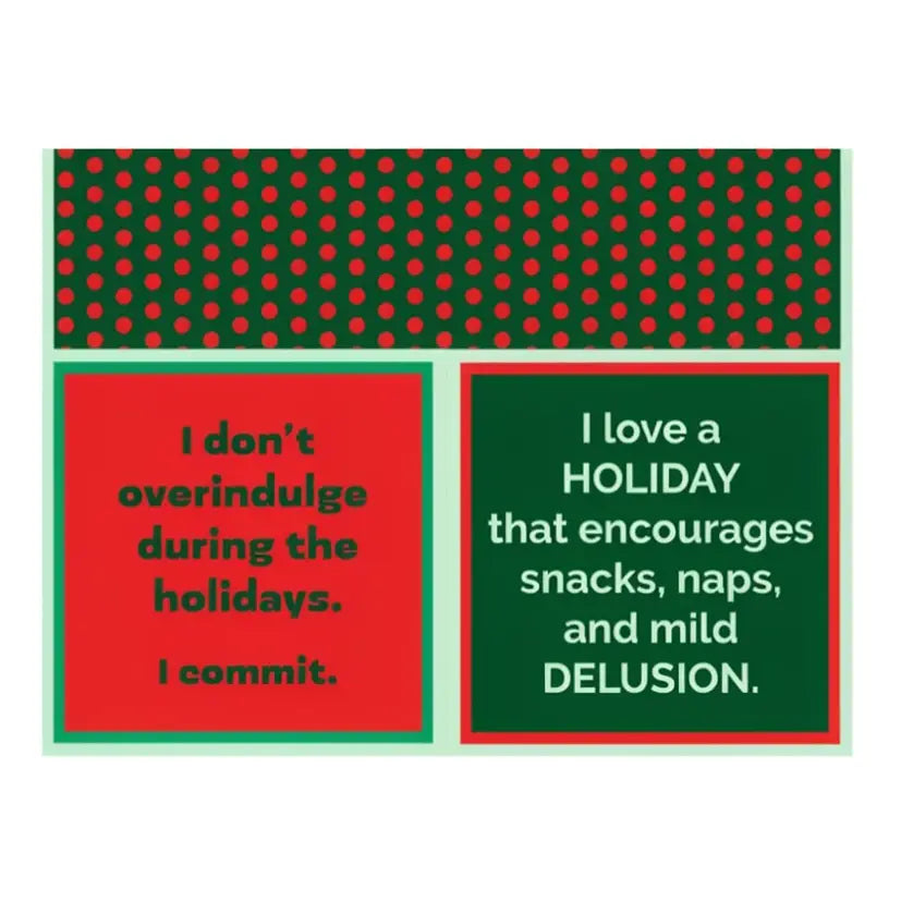 Napkins | Xmas Holiday Mild Delusion