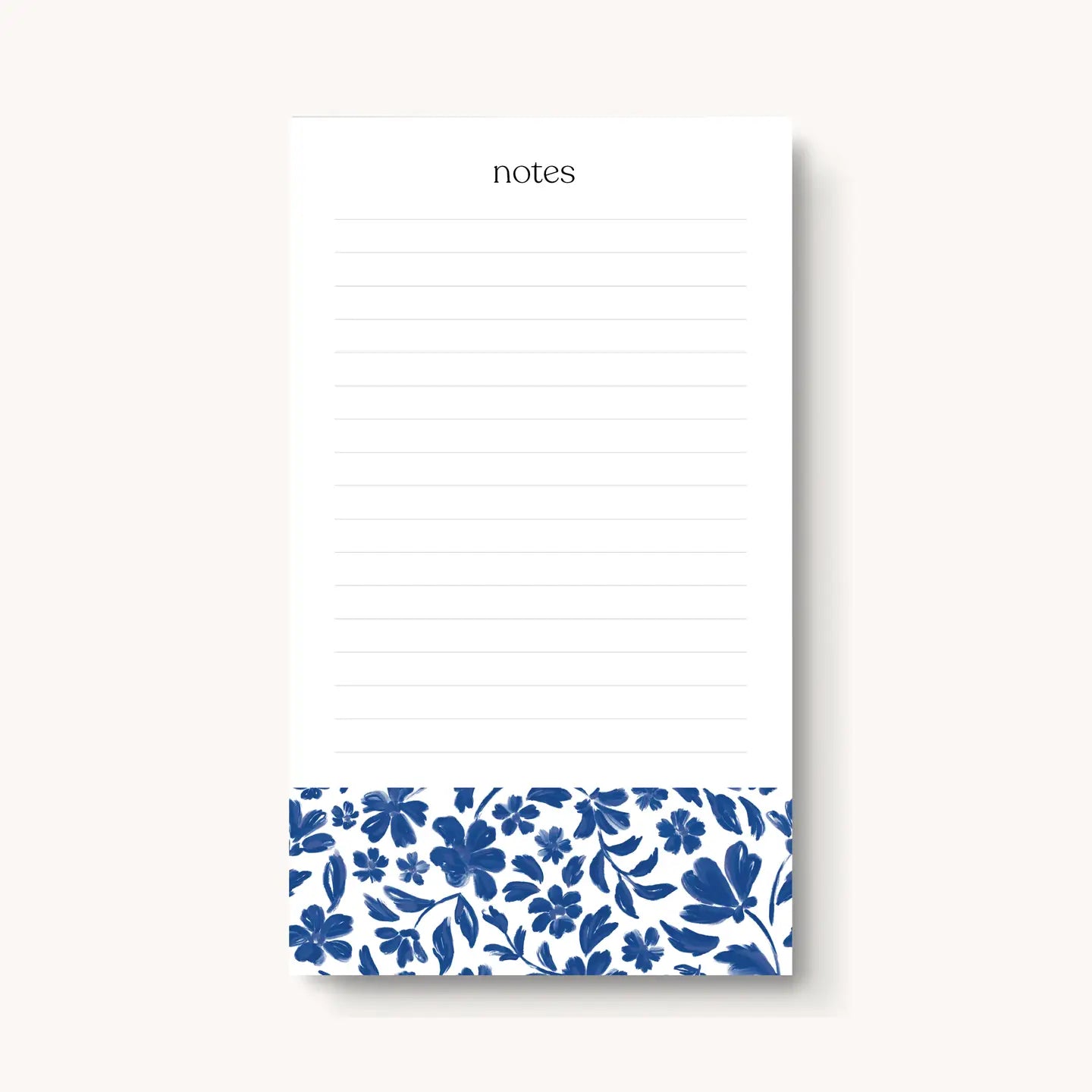 Lined Notepad | Porcelain Floral