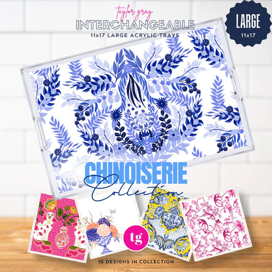 Acrylic Tray Inserts | Chinoiserie