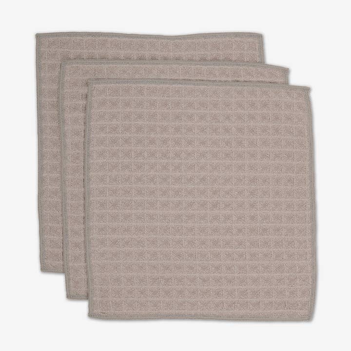 Waffle Washcloth Set | Taupe