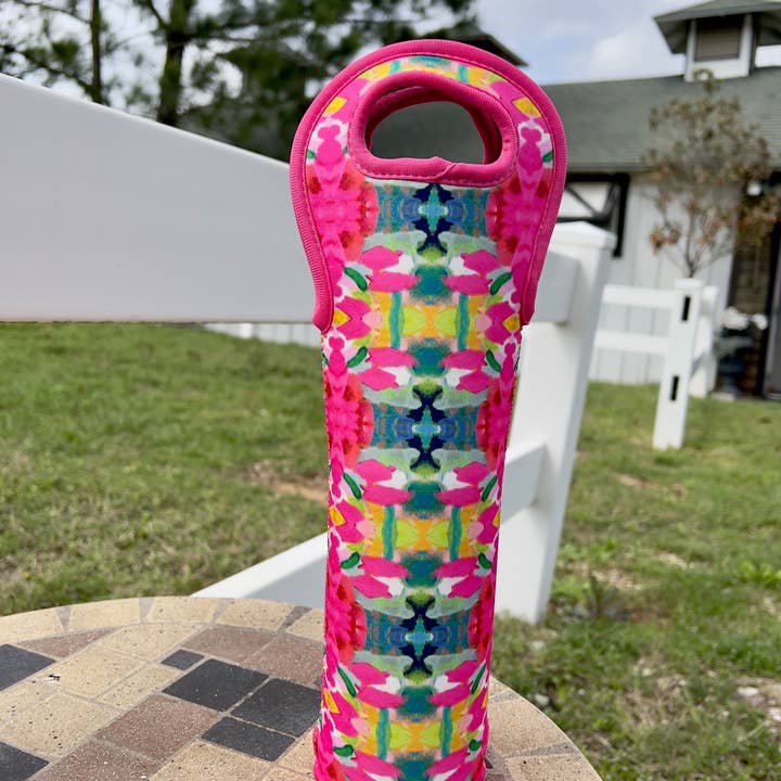 Wine Sleeve | Laura Park | Pink Paradise