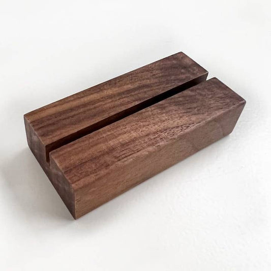 Wood Card Holder