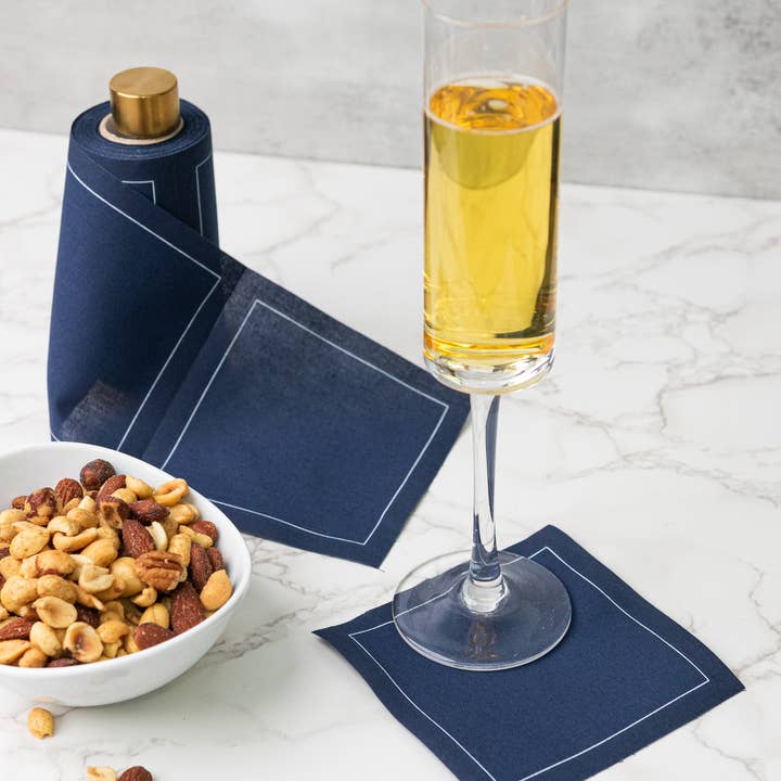 Cocktail Napkin Roll | Midnight City