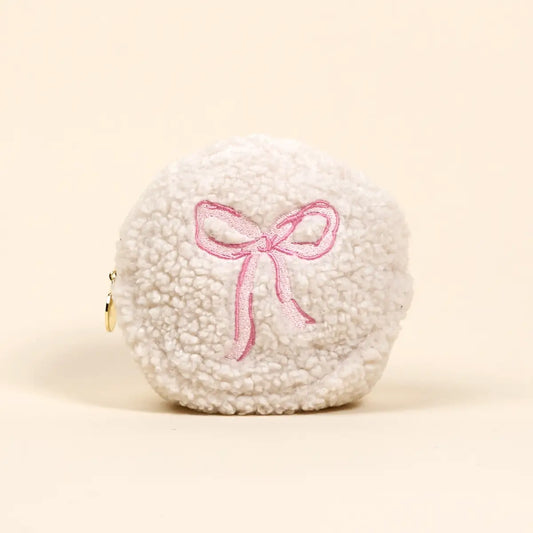 Teddy Pouch–Circle | Pink