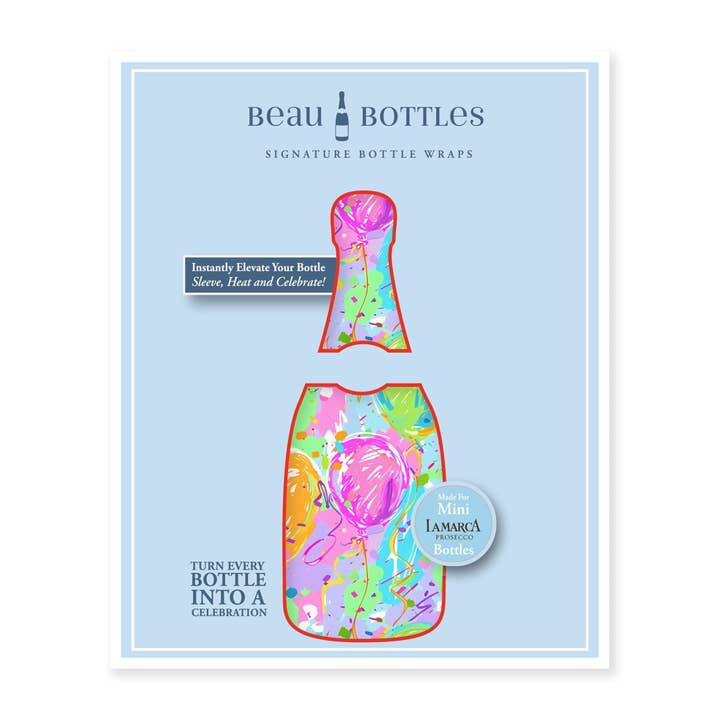 Beau Bottles Birthday Balloons | Mini Prosecco | Six Pack