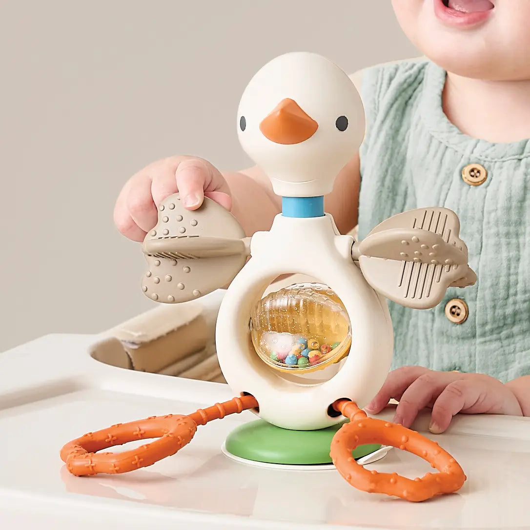 Twist & Bop | High Chair Sensory Toy Goose