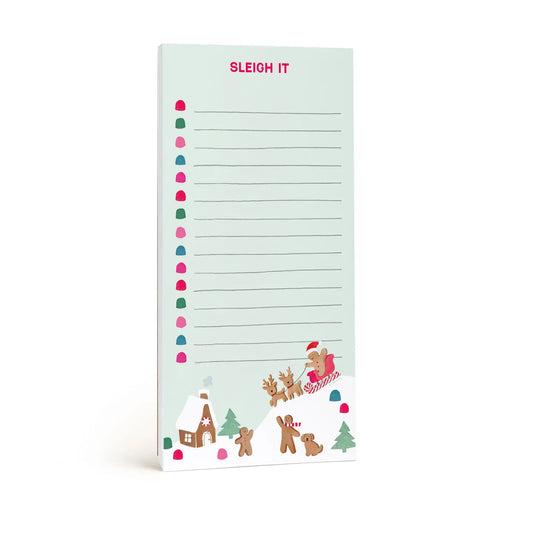 Market List Notepad | Sleigh It Gingerbread