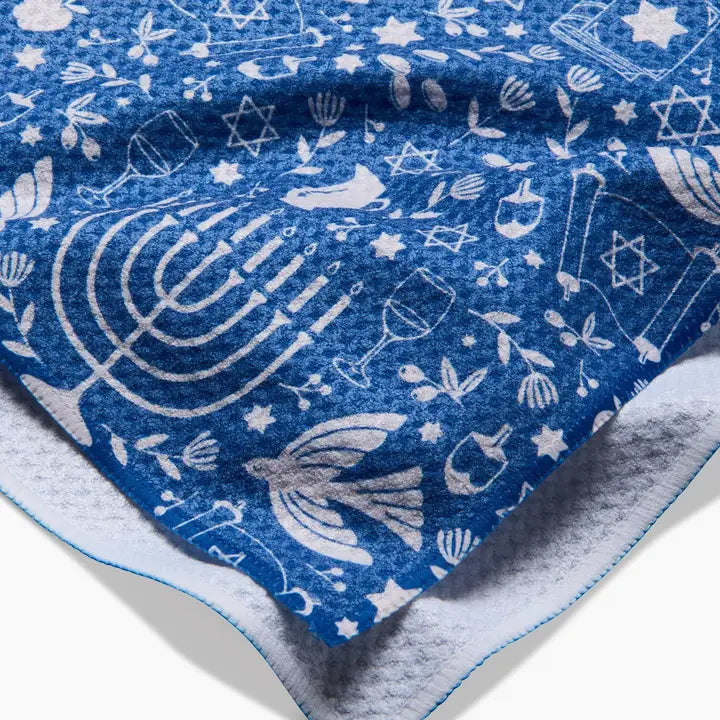 Tea Towel | Hanukkah Sameach