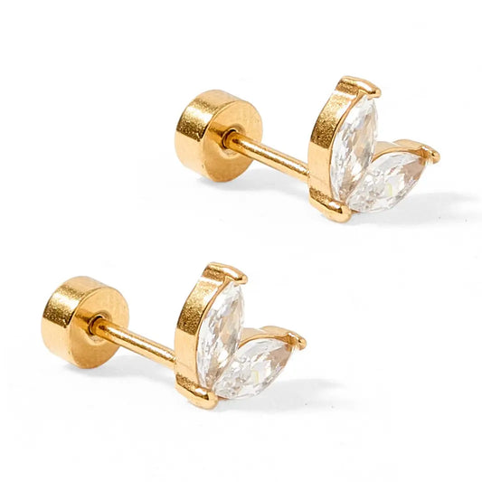 Screwback Stud Earrings | Nova Gold